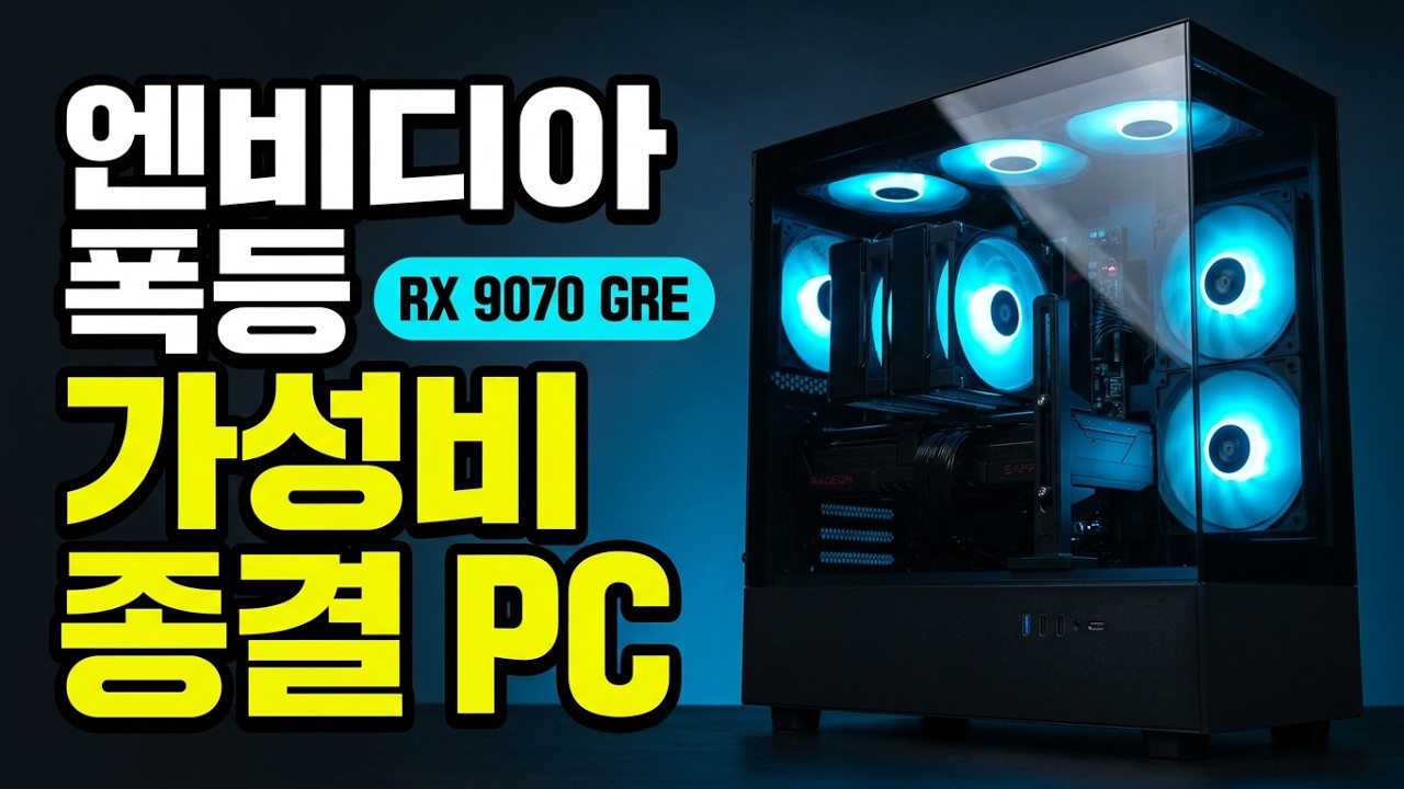 RTX 5070 대신 이거 사면 58만원 절약됩니다 | RX 9070 GRE 조립PC 견적
