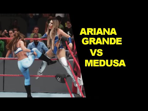 WWE 2K19 Ariana Grande vs Medusa - Extreme Rules