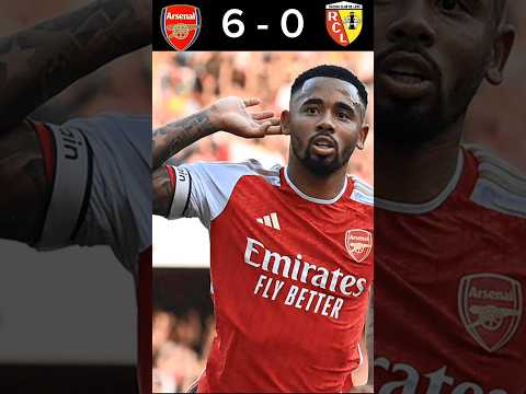 Arsenal Vs Lens (6 - 0) | Match Highlights 