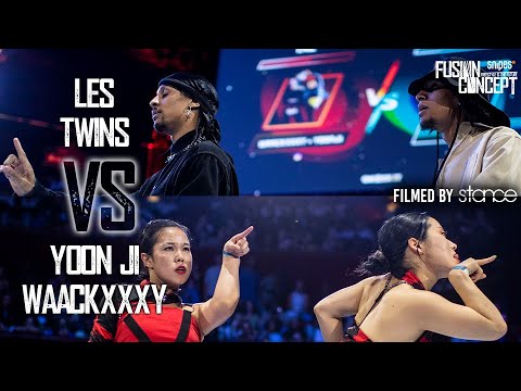 LES TWINS vs WAACKXXXY & YOON JI - FUSION CONCEPT 2022 - Semi Final - 1st Battle