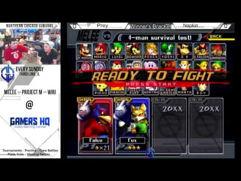GHQ Weekly [3/13/16] - Prey (Falco) vs. Napkin (Fox) - SSBM - Winner's Bracket