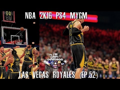 NBA 2K16 PS4 Las Vegas MYGM - SMALL UNIFORM CHANGES? | 26 GAME WINNING STREAK GAMEWINNER!!! (EP.52)