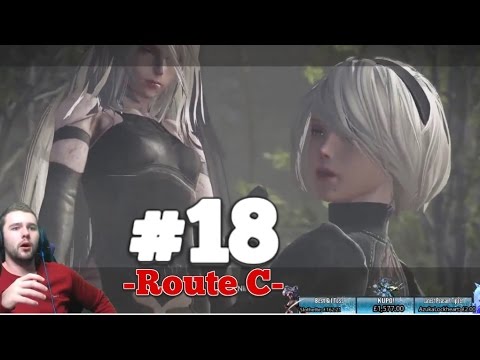 Final Fantasy Peasant's NIER AUTOMATA playthrough: Pt.18- Route C SHOCK CUTSCENE!