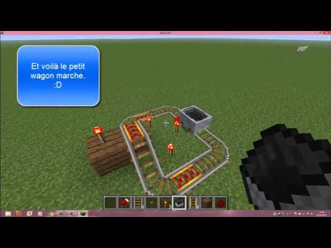 comment construire un wagon dans minecraft