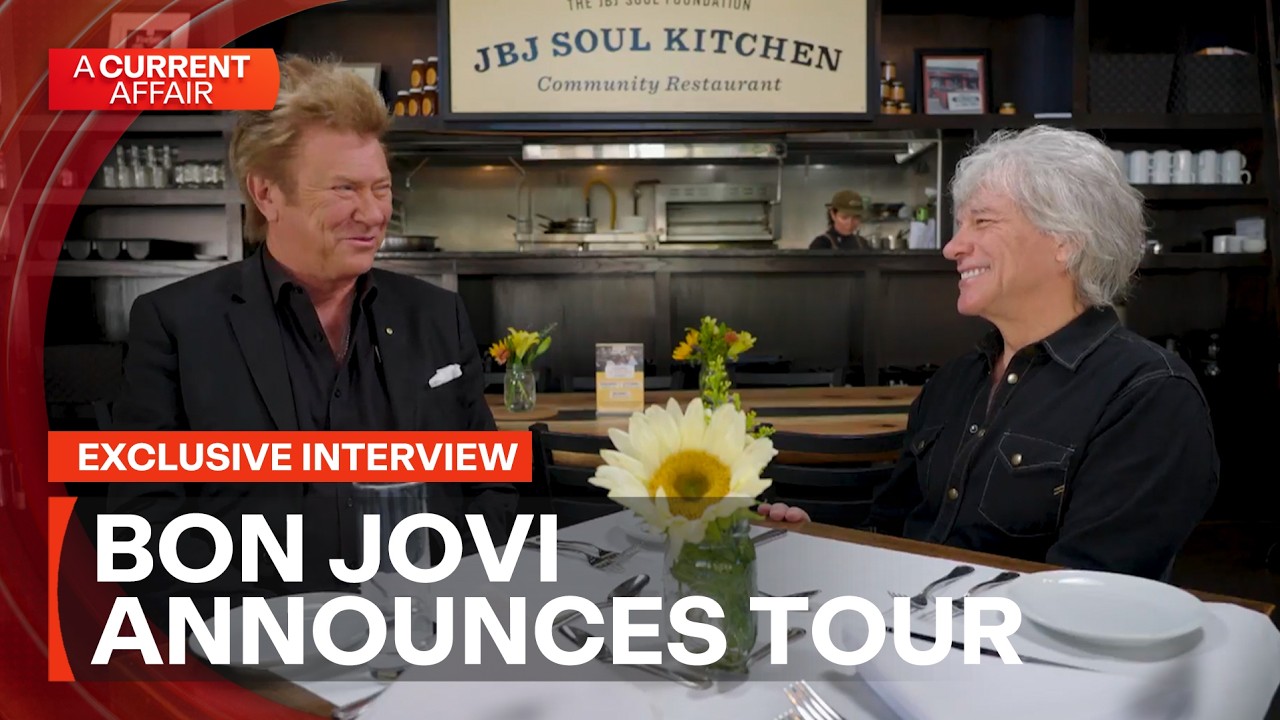 FULL INTERVIEW: Bon Jovi announces Aussie tour in EXCLUSIVE interview | A Current Affair - YouTube