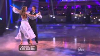Chynna Philips &amp; Tony Dovolani Dancing with the Stars Viennese Waltz