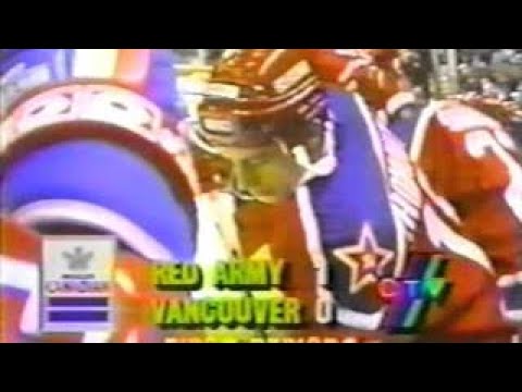 Superseries 1990 91   Vancouver Canucks vs Red Army 01 13 1991
