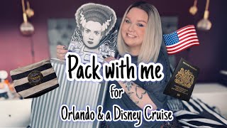 PACK WITH ME 🧳Orlando Parks & Disney Treasure Cruise| September 2025 