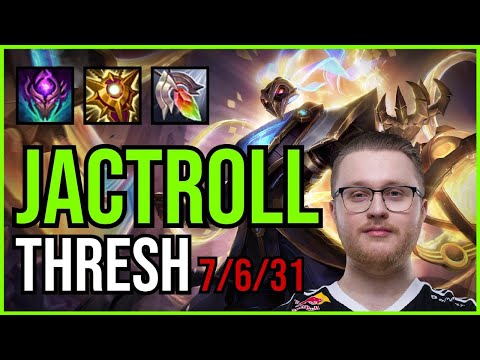 JACTROLL - THRESH vs. LEONA Support | EUW GRANDMASTER | PATCH 10.25