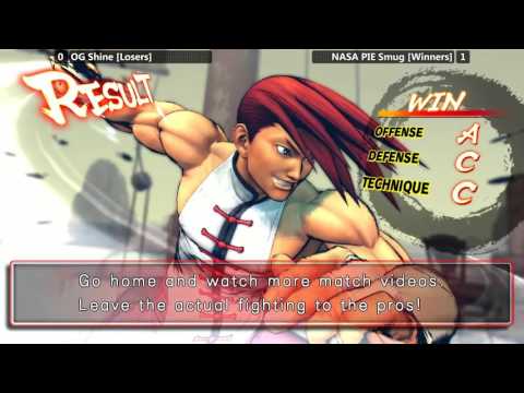 USF4 Grand Finals @ NLBC #147 - OG Shine vs PIE Smug [720p/60fps]