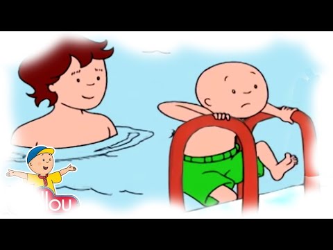Funny Animated cartoon | Caillou learns to swim | Caillou Holiday Movie | Cartoon for Children