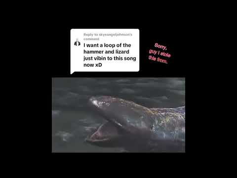 Salamander Lizard Vibing to Hammer Swing (Monster Hunter Wilds)