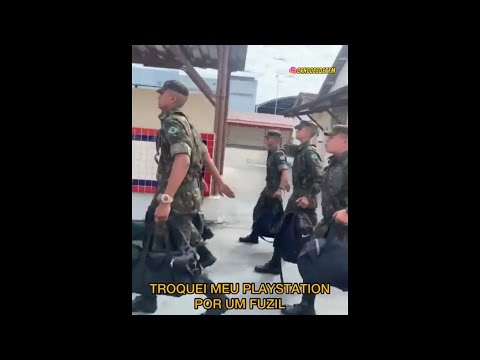 TROQUEI MEU PLAYSTATION POR UM FUZIL - EXÉRCITO BRASILEIRO  (BRAZILIAN ARMY)
