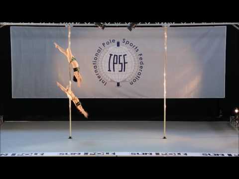 KEIKO TAKEMOTO & MAKI MORI - DOUBLES - PRELIM - WORLD POLE SPORTS CHAMPIONSHIPS 2016