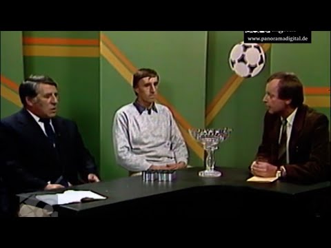 Direkt aus dem Fernsehstudio: FDGB-Pokalauslosung für das Achtelfinale der Saison 1985/86, 10/1985
