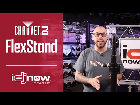 Chauvet DJ FlexStand Flat Square Base Multi-Purpose Lighting or Audio Stand image 4