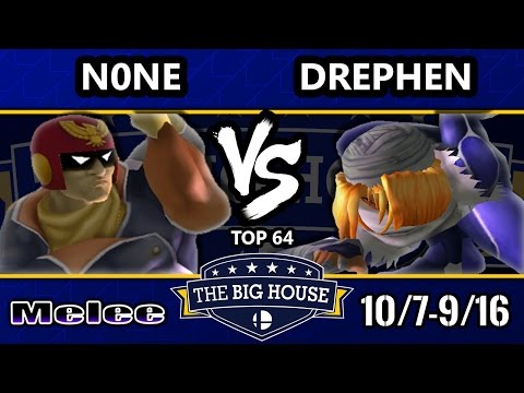 TBH6 SSBM - EMG | n0ne (Captain Falcon) Vs. Drephen (Sheik) - Smash Melee Top 64