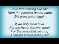 Shirley Bassey - If We Only Have Love Lyrics