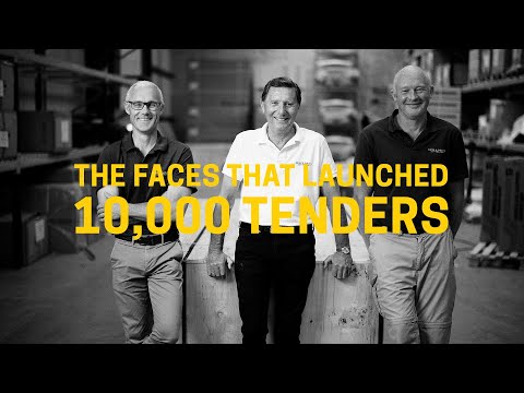 This year we launch our 10,000th tender