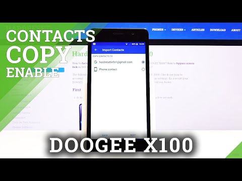 How to Copy Contacts in DOOGEE X100 – Relocate Contacts to SIM Card