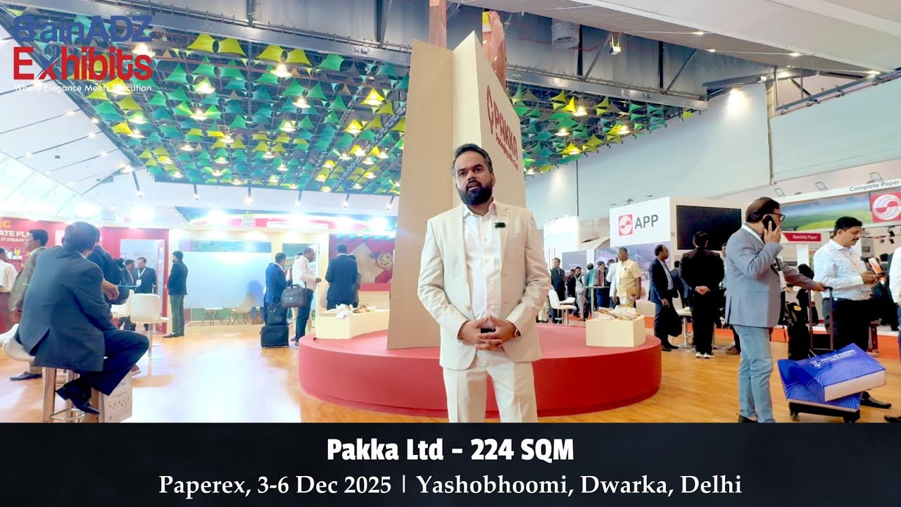 Pakka Ltd at Paperex 2025 – Crafting 270 SQM of purpose, precision, and presence.