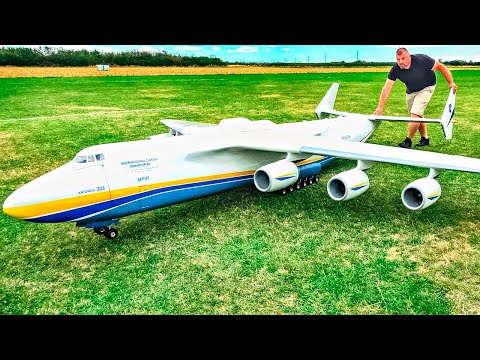 GIANT 93 KG RC ANTONOV AN-225 MRIJA MODEL AIRCRAFT