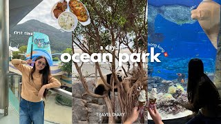 a day at Ocean Park Hong Kong 2025🐼 | Pandas, Rides, Grand Aquarium, Penguins & more!