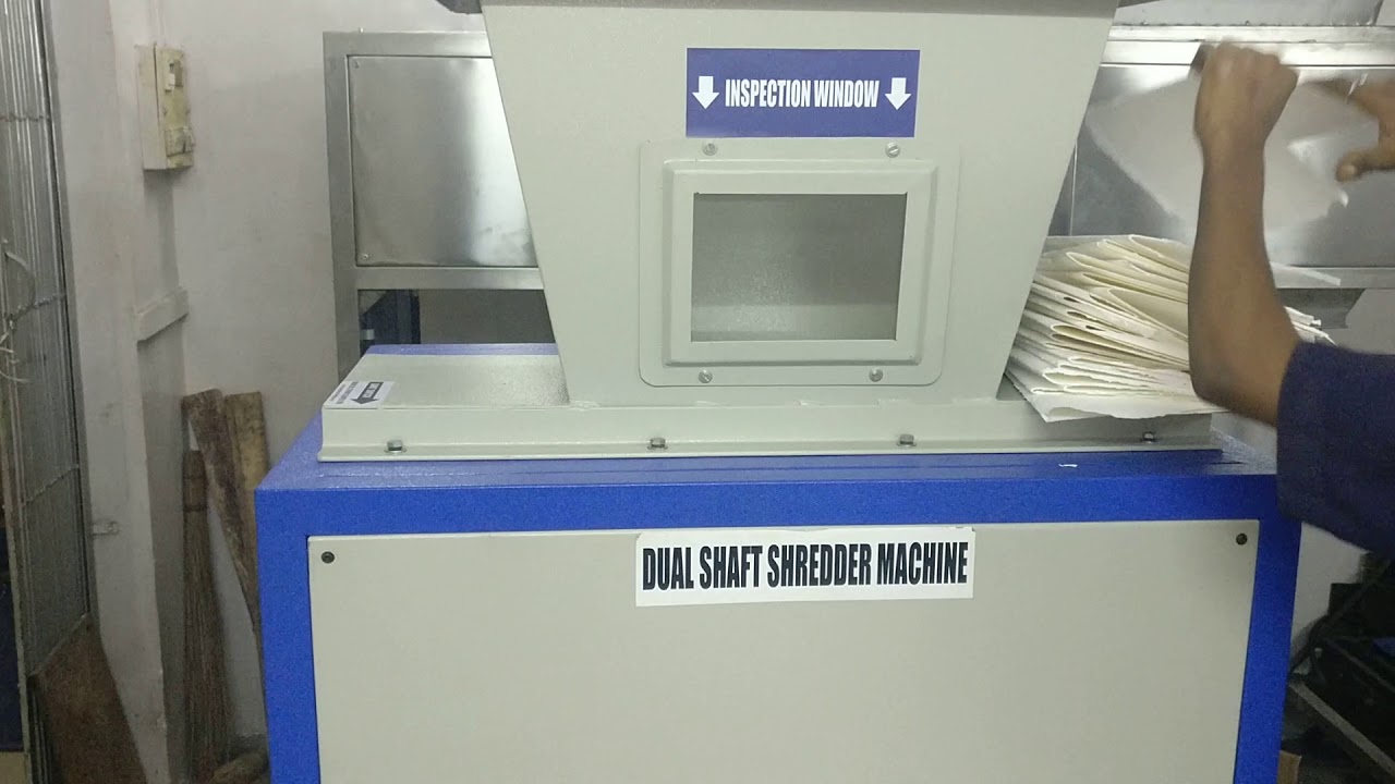Video of Cellulose Sheets Shredder