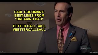 Saul Goodman&#39;s best lines from &quot;Breaking Bad&quot;, hilarious one-liners!
