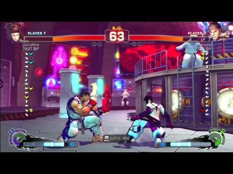 SSF4 Rank Match  juriultra (JR)  vs  seruze (RY)