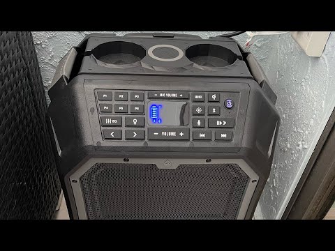 ECOXGEAR EcoBoulder MAX Rugged Waterproof Wireless 120-Watt Smart Speaker with Party Lights review
