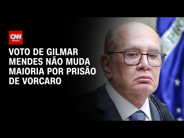 Maioria pela prisão de Vorcaro não muda com voto de Gilmar Mendes | AGORA CNN
