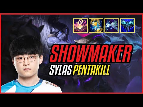 SHOWMAKER - SYLAS vs ZED MID - EUW CHALLENGER - PATCH 11.9 PENTAKILL