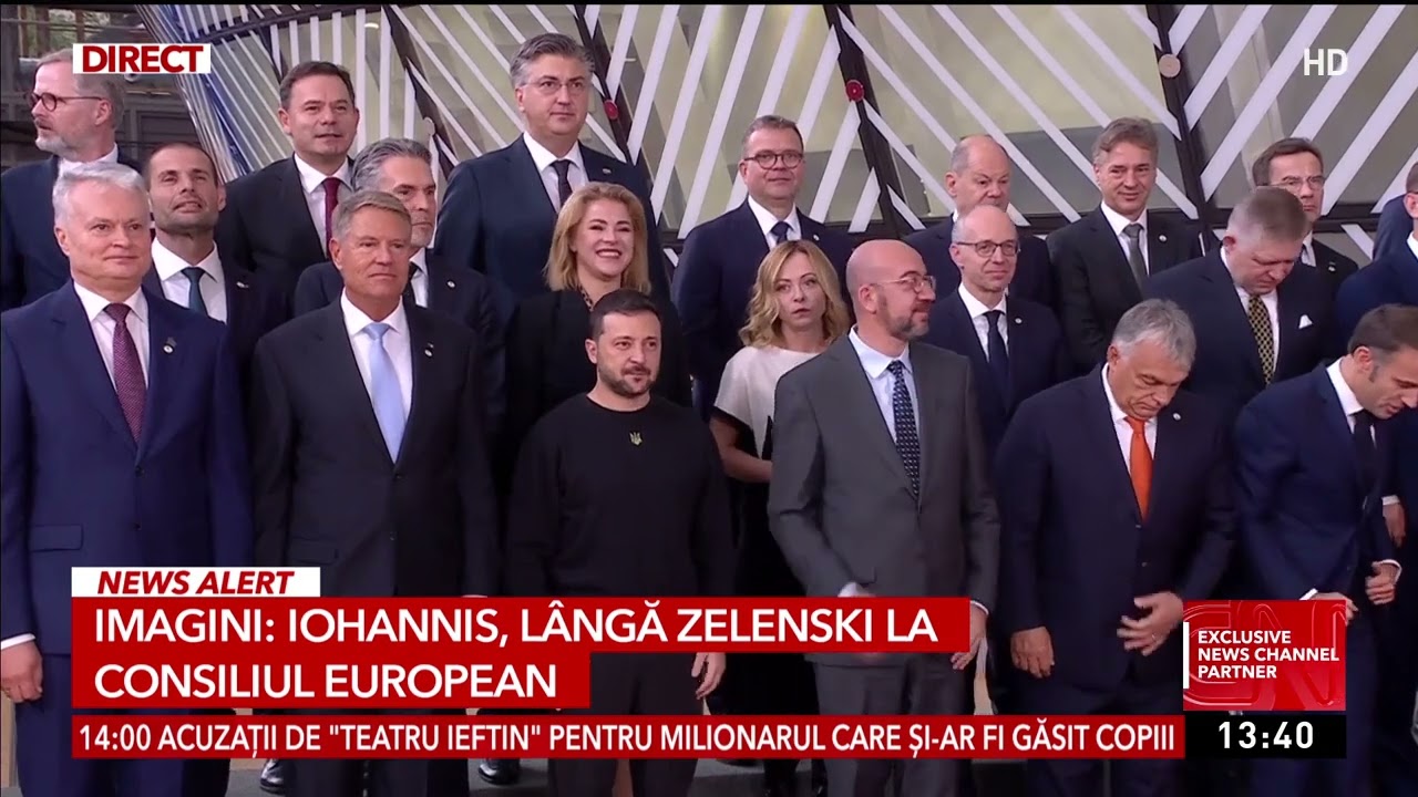 Iohannis s-a dus la Consiliul European cu avionul privat, direct de la Sibiu