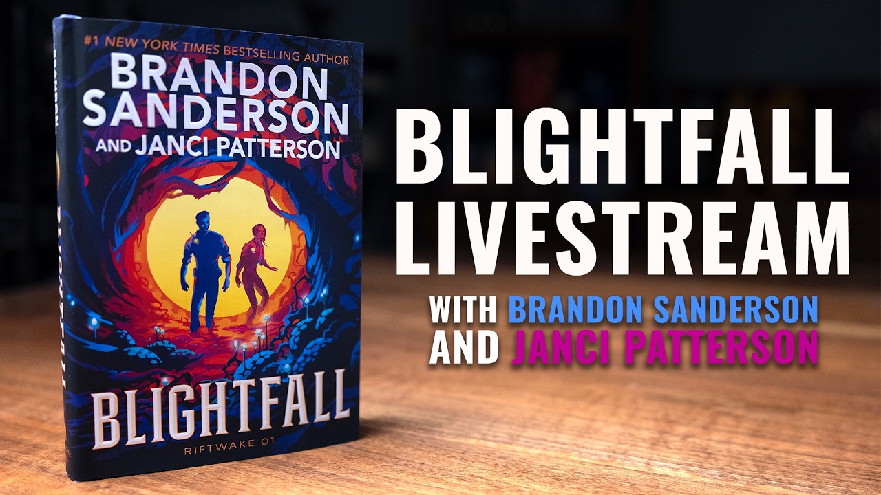 Blightfall Celebration Livestream! | Brandon Sanderson X Janci Patterson
