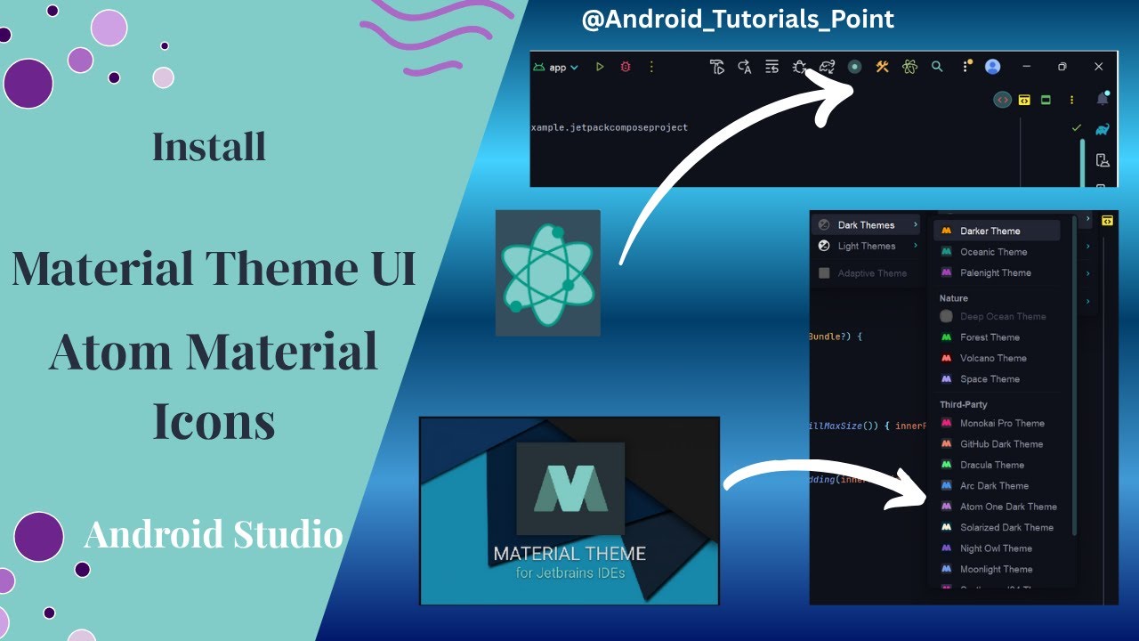 How to Install Material Theme UI & Atom Material Icons in Android Studio