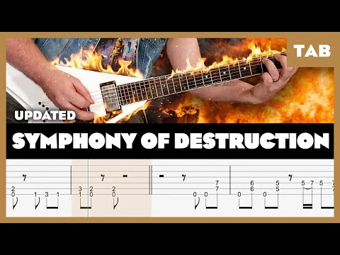 Megadeth - Symphony of Destruction - Guitar Tab | Lesson | Cover | Tutorial