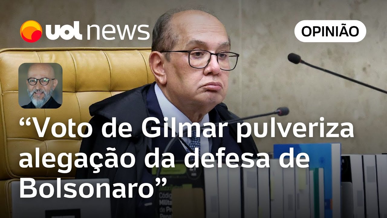 STF: Voto de Gilmar sobre foro privilegiado tem cheiro de Bolsonaro queimado | Josias de Souza