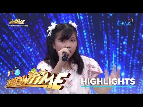 It's Showtime: Resbaker Jewel Cruz, nag-sample ng Voltes V theme song! Tawag ng Tanghalan Kids