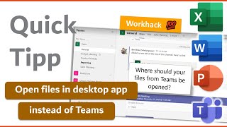 Open files with the desktop app instead of in the browser with Office Online Web