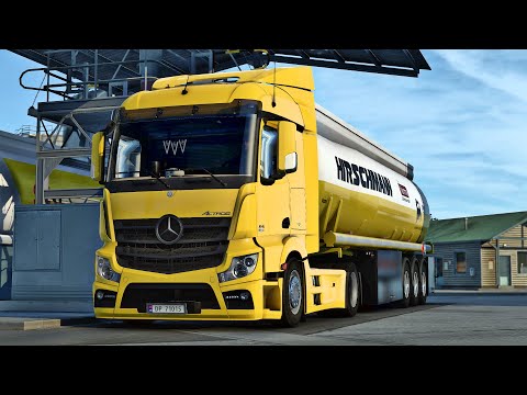 ETS2 1.43 - ProMods 2.60 - Mercedes-Benz Actros MPIV 1845 - Trip: Daugavpils - Riga