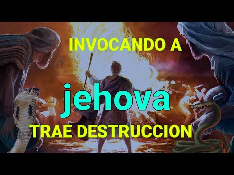 jehova EL FALSO DIOS 💀 ☠️ SI USTED INVOCA EL NOMBRE DE jehova USTED SERA DESTRUIDO