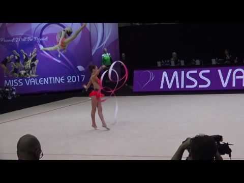 Maja Gaiduk FIG Junior (LTU) ribbon, Miss Valentine 2017