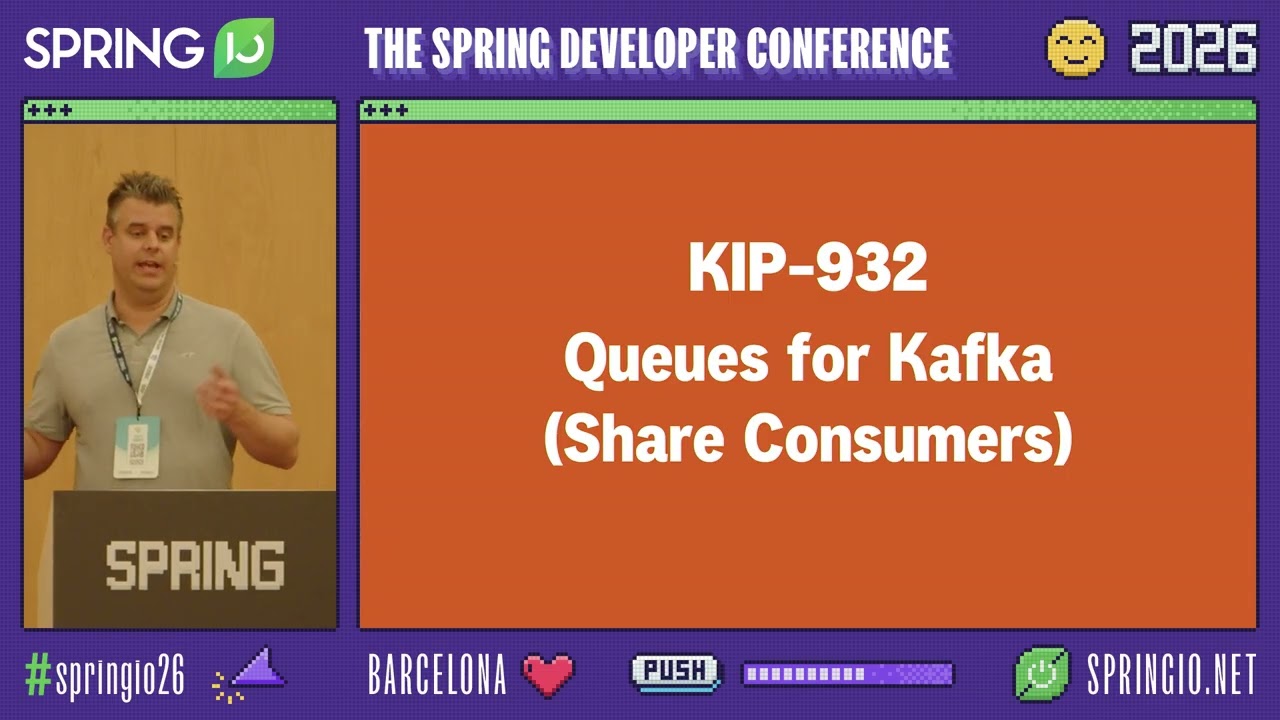 What’s new in Spring for Apache Kafka 4? by Tim van Baarsen @ Spring I/O 2026