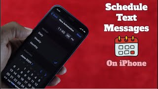 How to Schedule Text Messages on iPhone!