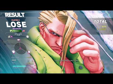 STREET FIGHTER V Guile vs. Charlie Nash