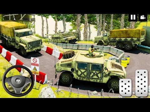 Army Vehicle Truck Transport - US Truck Driving Game - Android Gameplay #8