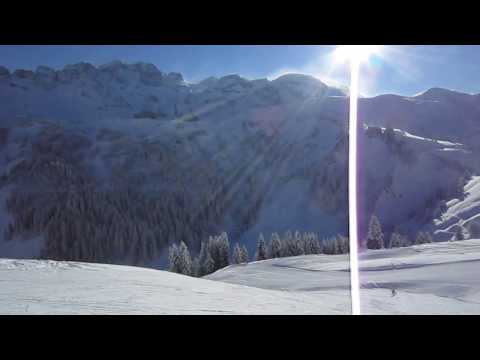 Caméra embarquée : Haut de la piste Ripaille - Grand Paradis (Champéry - Les Crosets)