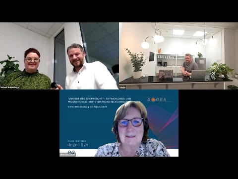 degea live – „Von der Idee zum Produkt“ – Entwicklungs- und Produktionsschritte von Einmalprodukten