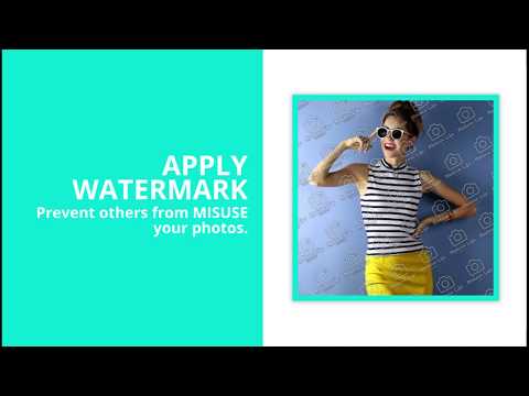 Add Watermark on Photos video